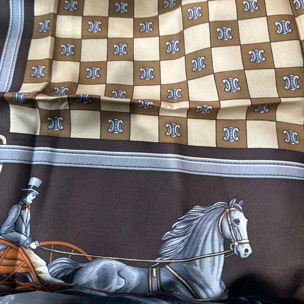 CELINE SILK SCARF